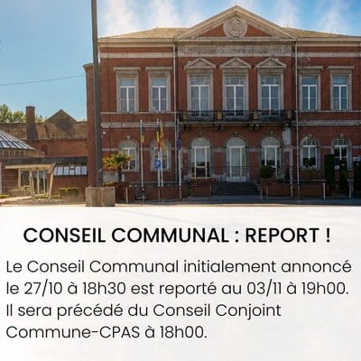 Conseil communal - Report